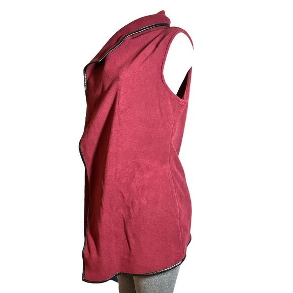 Susan Graver Weekend Polar Fleece Cascade Vest - Picture 5 of 7